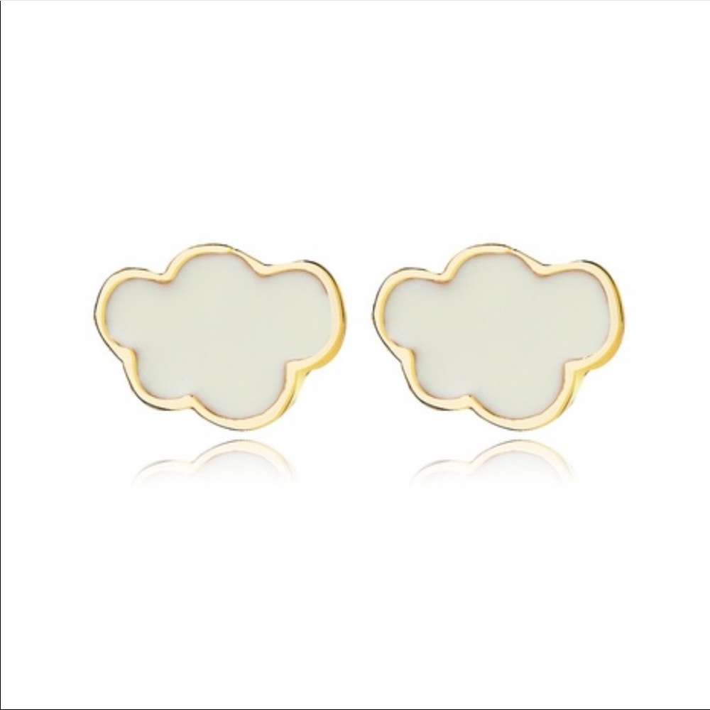 Cloud boutique oil dripping earrings new